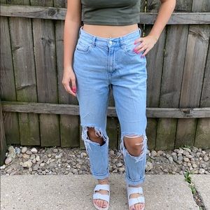 American Eagle high waisted mom jeans